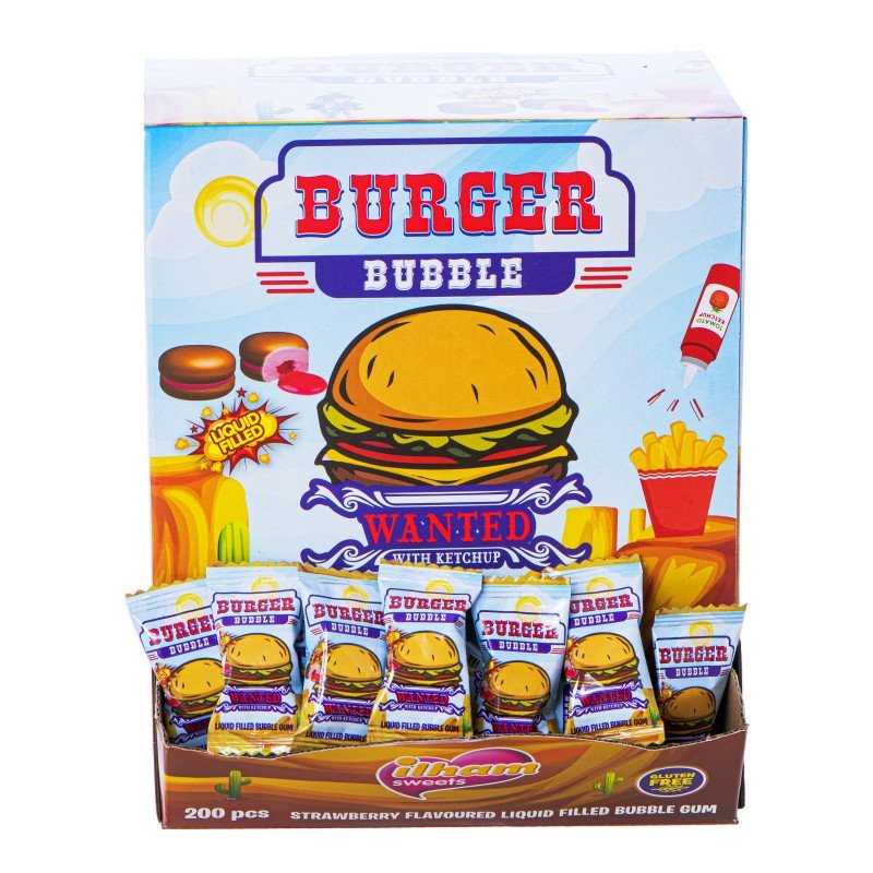 GUMA BURGER CU LICHID AMBALATE